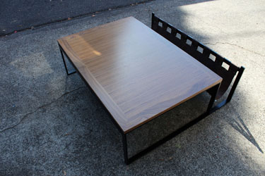 Walnut Coffee Table With Mag Sling